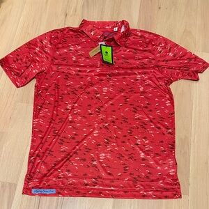 Robert Graham Red Patterned Men's Shirt